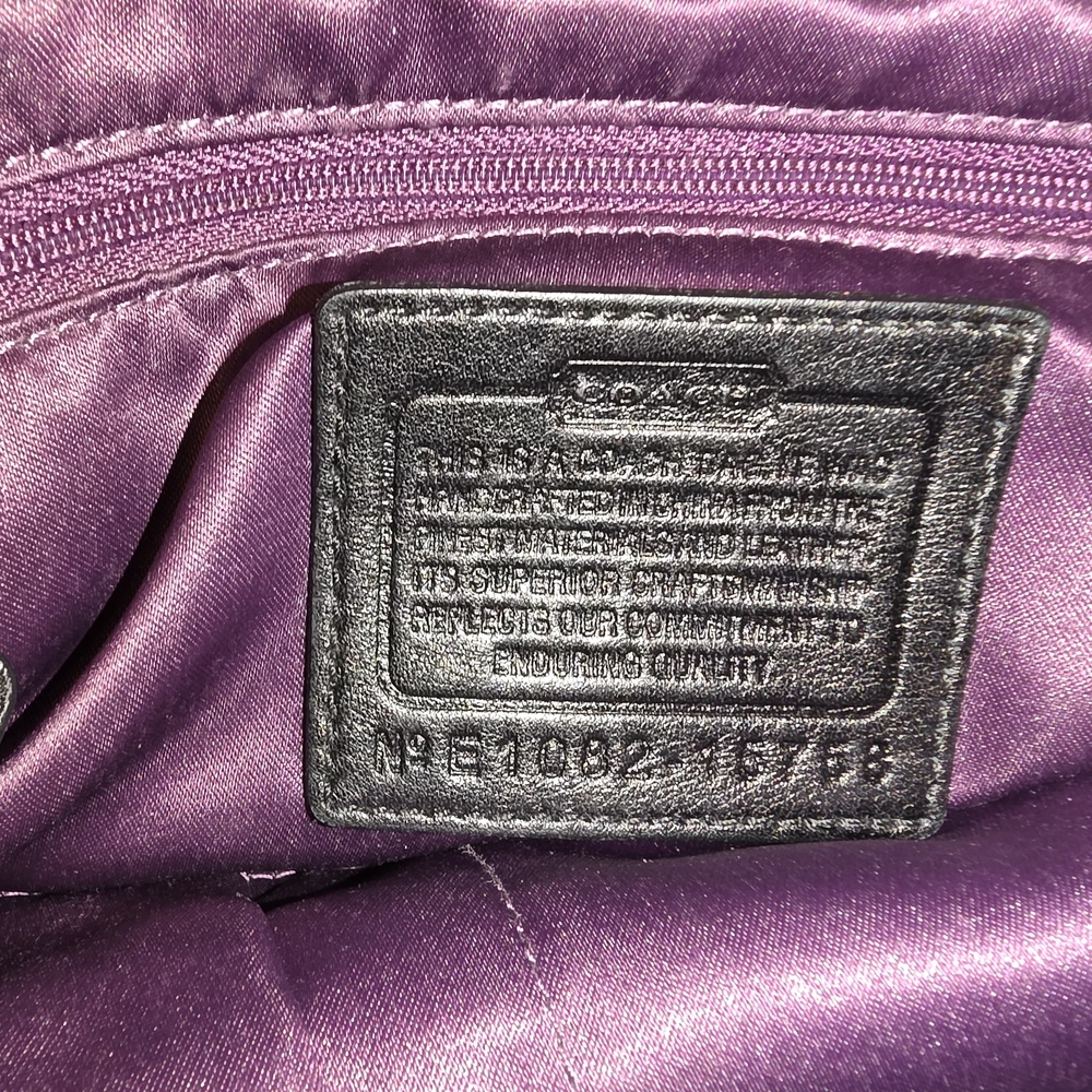 Coach Black Signature Shoulder Bag - Picture 9 of 16